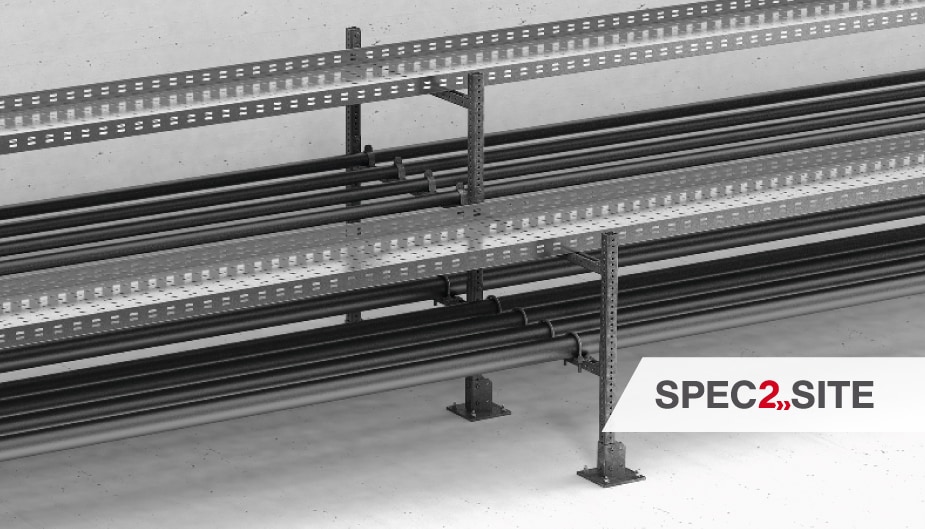 SPEC2SITE-Lösungen für modulare Schienensysteme