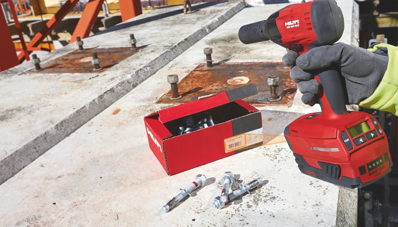 Hilti Bolzenanker sind in drei verschiedenen Leistungsklassen erhältlich