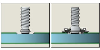 Harilla - Punto Di Ormeggio In Acciaio Inossidabile Per Barche, 2 Fori, Installazione Facile, Resistente Alla Corrosione