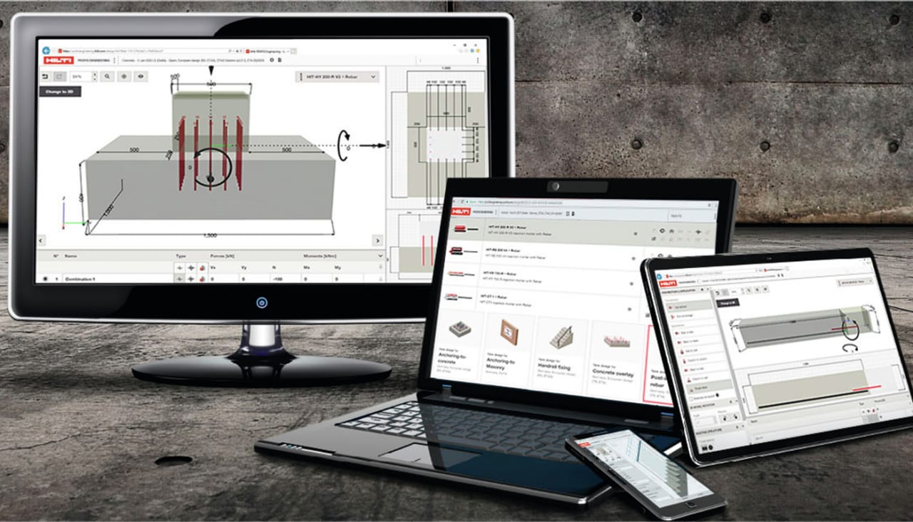 Software PROFIS Engineering per connessioni acciaio-calcestruzzo