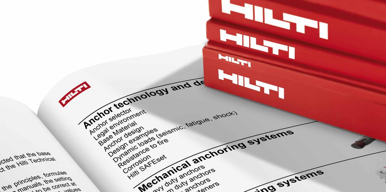 Hilti letteratura tecnica ancore