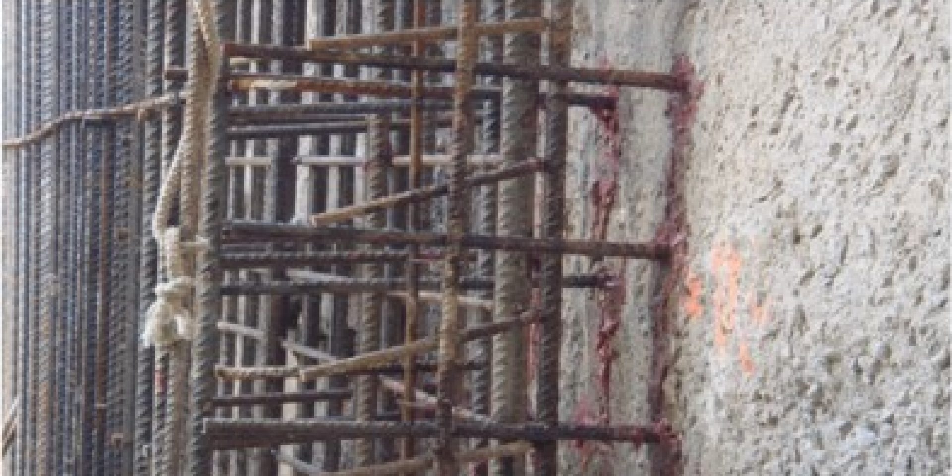 Hilti post installed rebar wall to wall connection