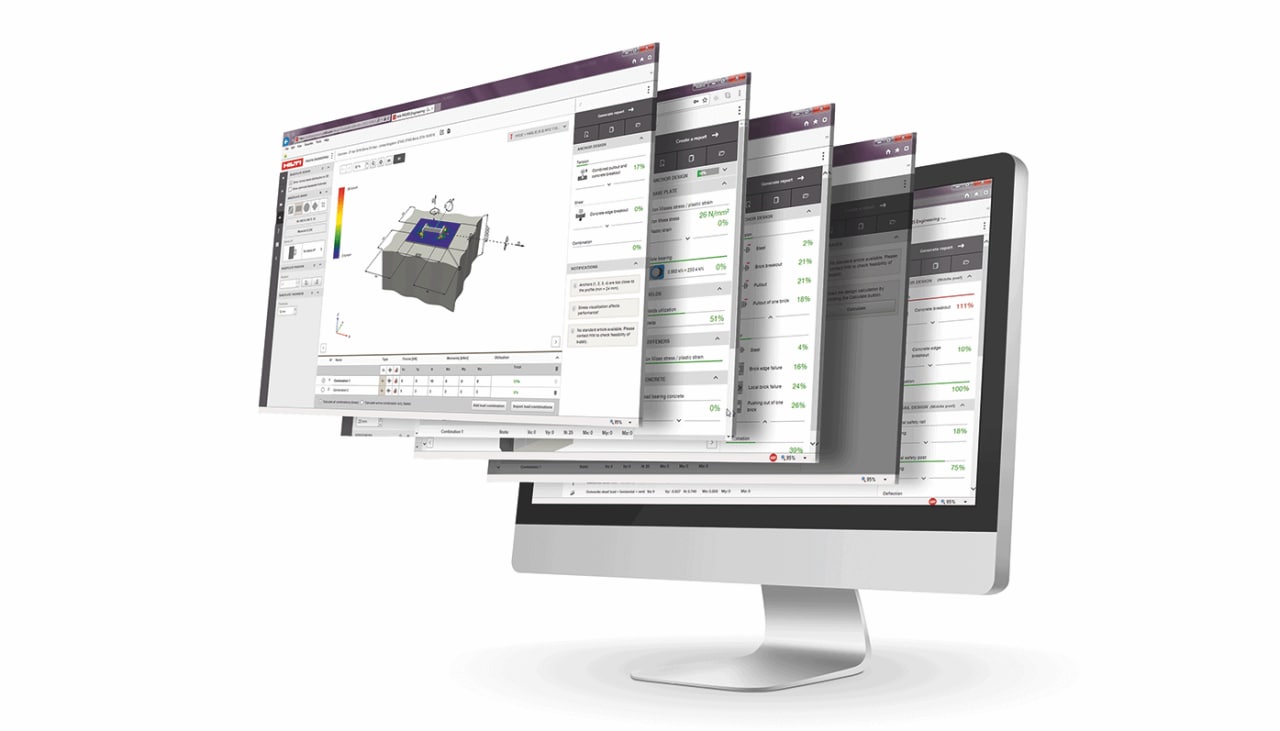 Suite software di calcolo Profis engineering
