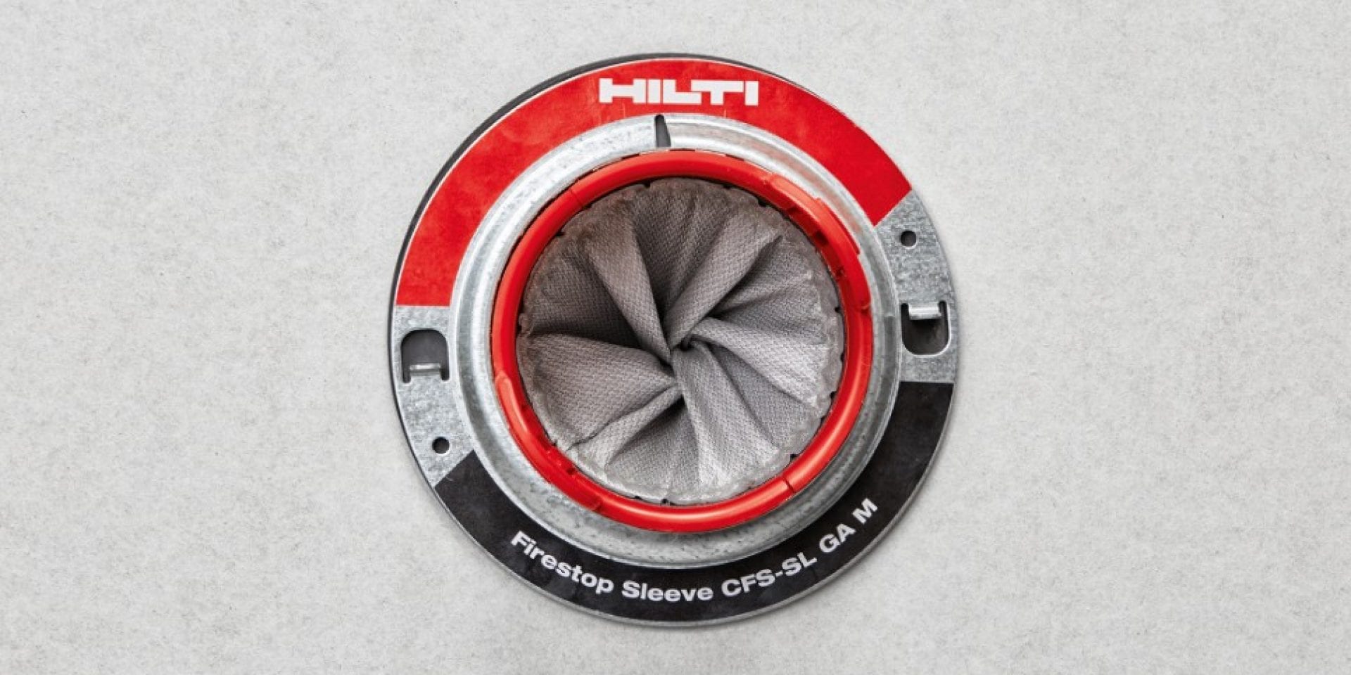 Sleeve antifuoco Hilti per la sostituzione di cavi