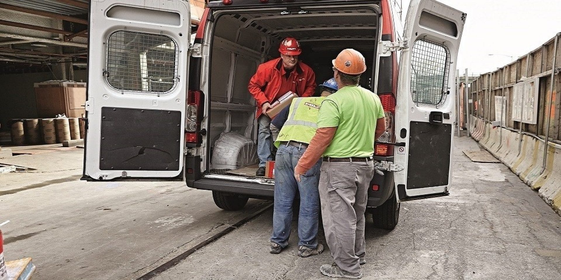 Spedizione speciale su cantiere