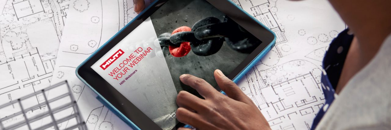 Webinar Hilti per ingegneri