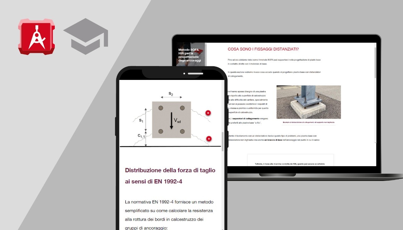 Metodo Hilti SOFA per la progettazione di ancoranti
