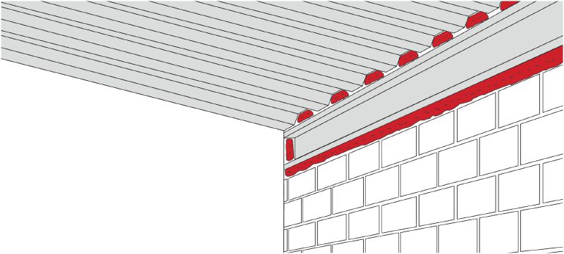 Schiuma isolante CF 812 CC flessibile Schiuma isolante flessibile, ideale per tutti gli edifici sigillati e a bassa energia Applicazioni 1