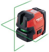 Laser linea livella PM 2-LG Laser linea a 2 linee per livellamento, allineamento e squadratura con raggio verde