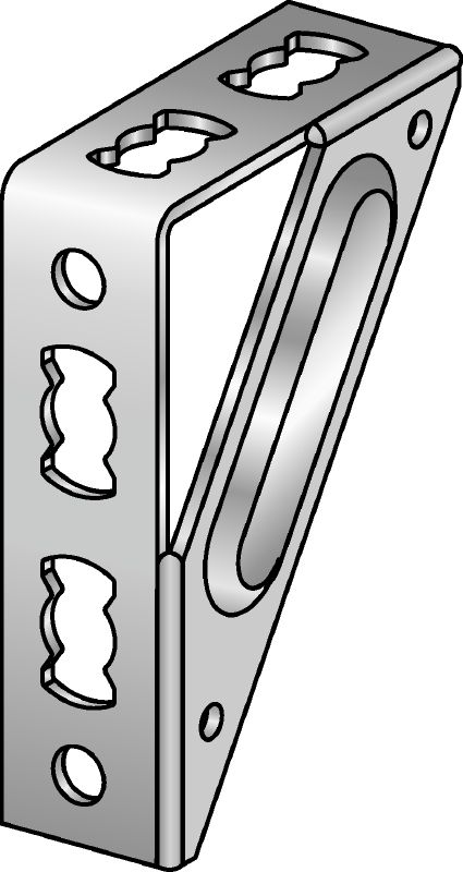 MQW-S Winkelkonsole Galvanisch verzinkter schwerer 90-Grad-Winkel zum Verbinden mehrerer MQ Profilschienen in mittelschweren/schweren Anwendungen