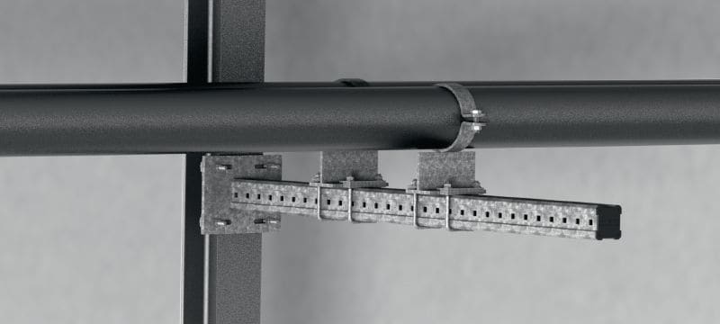 Staffa MIC-S90H Mensola zincata a caldo (HDG) per collegamenti per carichi pesanti all'acciaio Applicazioni 1
