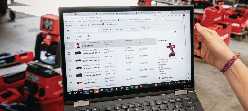 Servizi per la gestione delle apparecchiature digitali ON!Track Servizi all-in-one per supportare il vostro sistema di tracciamento degli attrezzi e di gestione delle apparecchiature digitali ON!Track, come la configurazione del sistema, l'etichettatura, la formazione e altro ancora