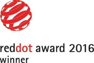                Dieses Produkt wurde mit dem Red Dot Design Award 2015 ausgezeichnet.            