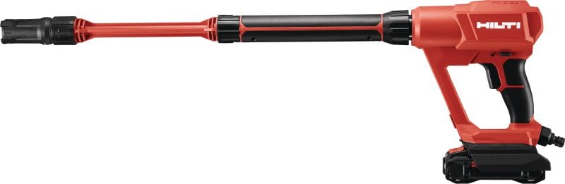 Idropulitrice cordless PC 2-22 Idropulitrice portatile con pressione di esercizio di 40 bar (580 PSI), per pulizie leggere nei cantieri (piattaforma a batteria Nuron)