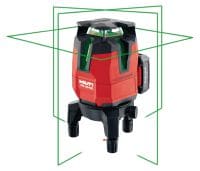 Laser multilinea PM 40-MG Laser multilinea a 4 linee per lavori idraulici, di livellamento, allineamento e squadro con raggio verde