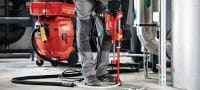 Corona SPX-T per calcestruzzo abrasivo Corona di alta qualità per il carotaggio su calcestruzzo molto abrasivo – utilizzabile con DD EC-1 e DD 30-W, (incl. attacco rapido Hilti C+) Applicazioni 1