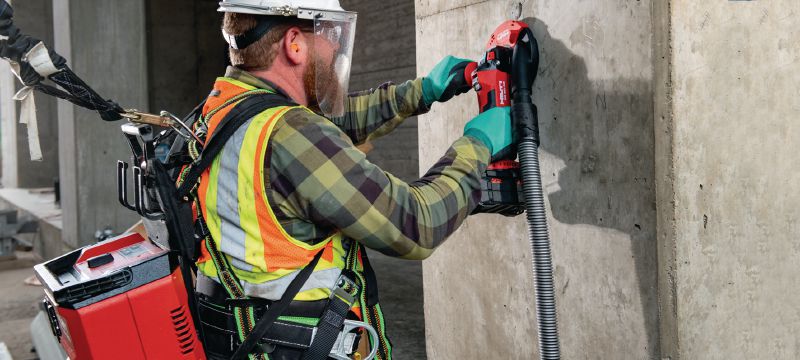 Aspiratore cordless VC 10L-22 Aspiratore a batteria a secco/umido ad alta aspirazione con zaino opzionale per la pulizia dei cantieri - classe L (piattaforma a batteria Nuron) Applicazioni 1