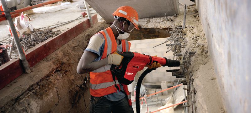 TE DRS-Y Staubabsaugungssystem für Bohr- und Meisselarbeiten in Beton mit Hilti SDS Max (TE-Y) Bohrhämmern Anwendungen 1