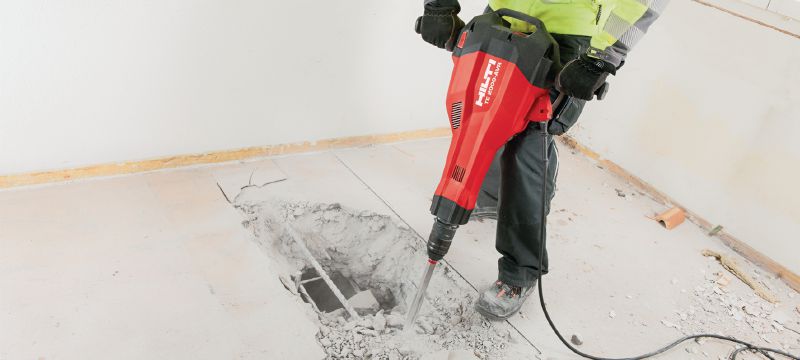 TE 2000-AVR Außergewöhnlich leichter und vibrationsarmer Beton-Abbruchhammer für Arbeiten an Böden und Decken Anwendungen 1