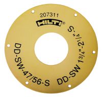 Guarnizione di tenuta DD-SW-S Sigillatura per l'anello raccogliacqua DD-WC-S per diametri di corona da 8 mm (5/16) a 87 mm (3-7/16)