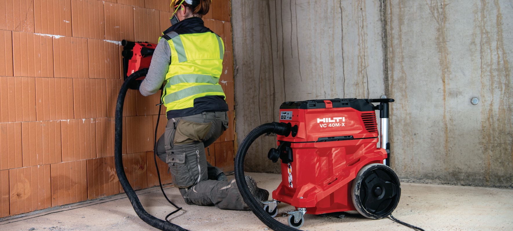 Aspiratore da cantiere per liquidi/solidi VC 40-L-X - Aspirapolvere per  cantieri - Hilti Italy