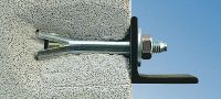 Tassello a lamierino Aircrete HPD Tassello in lamierino di tipo economico per fissaggi per uso leggero su calcestruzzo cellulare Applicazioni 1