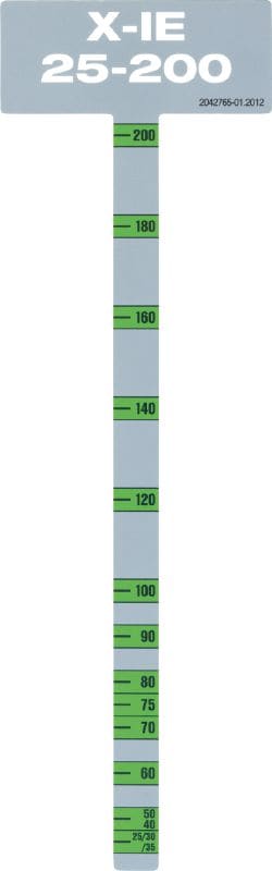 X-IE 6 Dämmstoffbefestiger Weißer Dämmstoffbefestiger für EPS-Dämmplatten auf Beton