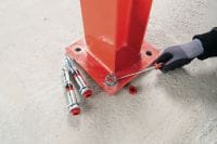 Tassello a battere metallico uso intensivo HSL4-B Tassello a battere metallico ad alte prestazioni con coppia controllata per carichi pesanti con certificazioni per il calcestruzzo (acciaio al carbonio) Applicazioni 4