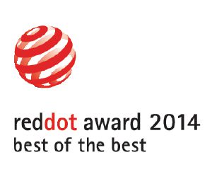                Dieses Produkt wurde mit dem Red Dot Design Award "Best of the Best" 2015 ausgezeichnet.            