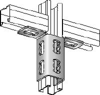 Bullone di collegamento MQV-2/2 D Bullone di collegamento flessibile zincato per strutture bidimensionali