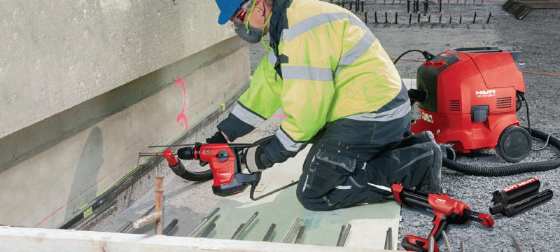 Injektionsmörtel HIT-RE 100 Hochleistungs-Epoxid-Injektionsmörtel mit Zulassungen für normal belastete Befestigungen und Bewehrungsanschlüsse an Beton Anwendungen 1