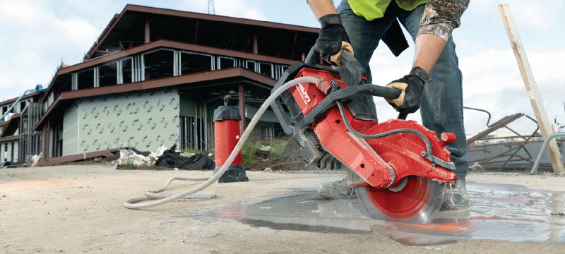 Akku-Trennschleifer DSH 600-22 Akku-Trennschleifer für Beton, Metall und Mauerwerk (kabellose Nuron Geräteplattform) Anwendungen 1