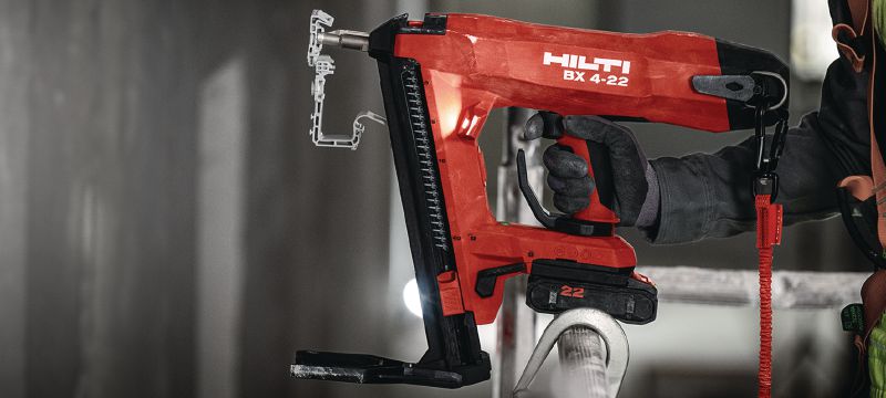 Portacavi X-ECH MX (02) Raccoglicavi in materiale plastico ottimizzato per i chiodi a nastro e compatibile con un'ampia gamma di metodi di fissaggio e materiali di base. Applicazioni 1