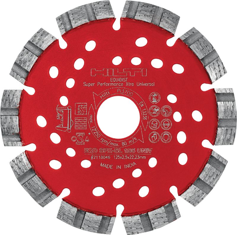 Lama diamantata universale SPX-SL Lama di taglio a diamante di alta qualità con tecnologia Equidist per scanalare diversi materiali di base