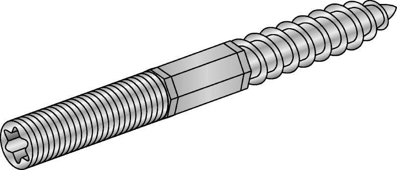 Vite gancio zincata di grado 4,6 testa torx Vite gancio zincata in acciaio di grado 4,6 e testa torx