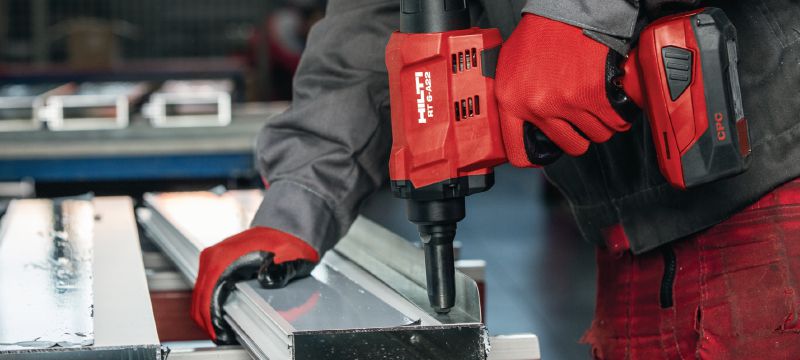 Rivettatrice a batteria RT-6-A22 - Attrezzi cordless speciali - Hilti Italy