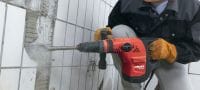 TE 500 Vielseitiger Wandmeissel SDS Max (TE-Y) für leichte Meisselarbeiten in Beton und Mauerwerk Anwendungen 3