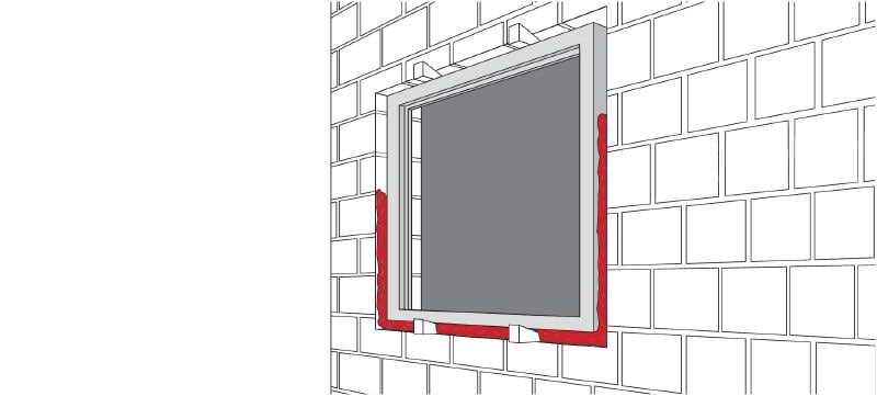 Schiuma isolante CF 812 CC flessibile Schiuma isolante flessibile, ideale per tutti gli edifici sigillati e a bassa energia Applicazioni 1