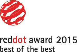                Dieses Produkt wurde mit dem Red Dot Design Award "Best of the Best" 2015 ausgezeichnet.            