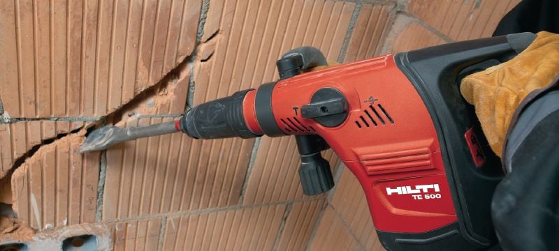 TE 500 Vielseitiger Wandmeissel SDS Max (TE-Y) für leichte Meisselarbeiten in Beton und Mauerwerk Anwendungen 1