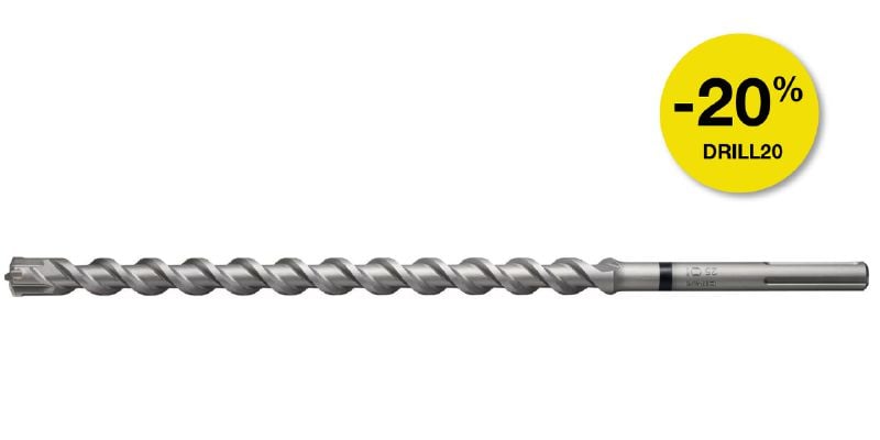 Punta per perforatore sistema metrico TE-Y (SDS max) Punta per perforatori SDS Max (TE-Y) premium con punta in carburo per foratura nel calcestruzzo