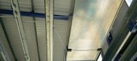Gancio a soffitto X-HS W MX Sospensione a soffitto in filo metallico per fissaggi elettrici e meccanici leggeri su soffitti e utilizzo con chiodi a nastro Applicazioni 3