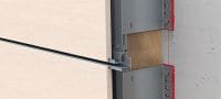 Mensola FOX VI L Mensola a parete versatile per l'installazione di sottostrutture di facciata rainscreen Applicazioni 5
