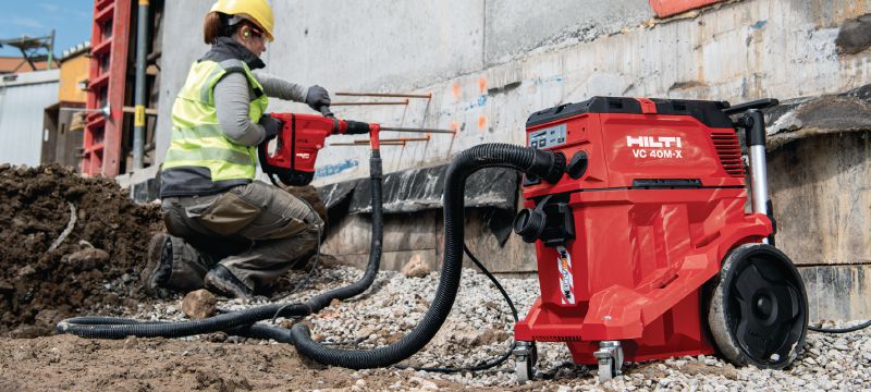 Aspiratore da cantiere per liquidi/solidi VC 40-L-X Aspiratore universale con pulizia automatica del filtro per polvere asciutta e utilizzo ad acqua – classe L Applicazioni 1