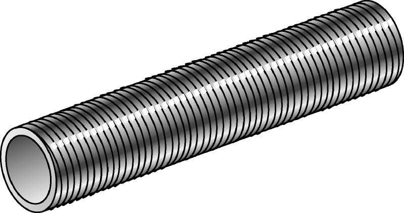 Tubi filettati GR-G Tubo filettato zincato in acciaio di grado 4,6 per utilizzo come accessorio in diverse applicazioni