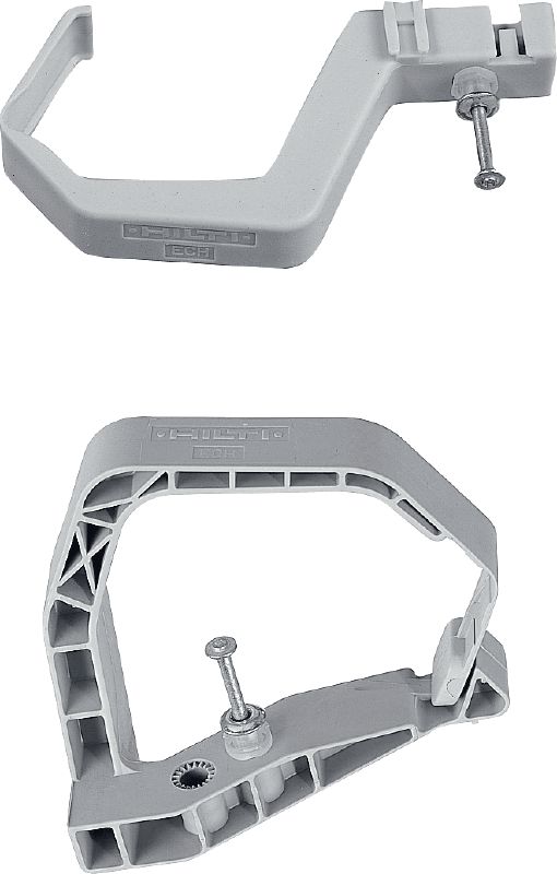 X-ECH Kabelhalter mit Nagel Kabelsammelhalter mit vormontiertem Nagel der Ultimate-Leistungsklasse zur Befestigung von Kabeln mit Bolzensetzgeräten auf Hartbeton