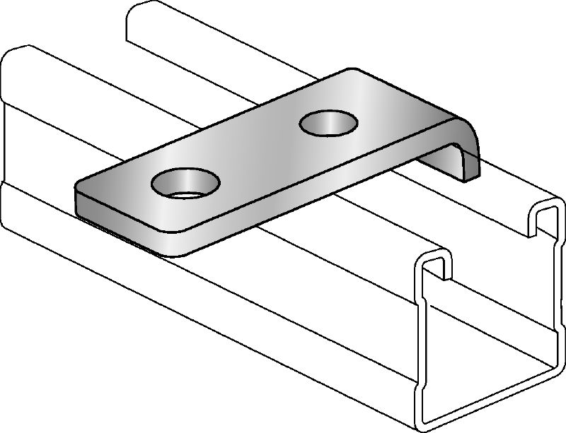 Connettore per bullone a U MQV-UB Connettore per bullone a U utilizzabile con il sistema MQ in combinazione con i bulloni a U