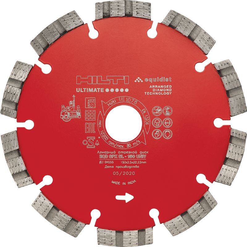 Lama diamantata universale SPX-SL Lama di taglio a diamante di alta qualità con tecnologia Equidist per scanalare diversi materiali di base