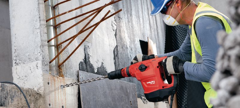 Combinato TE 60-AVR Perforatore SDS Max (TE-Y)versatile e potente per la foratura e scalpellatura intensiva nel calcestruzzo, con Active Vibration Reduction (AVR) Applicazioni 1