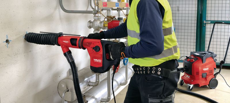 TE DRS-Y Staubabsaugungssystem für Bohr- und Meisselarbeiten in Beton mit Hilti SDS Max (TE-Y) Bohrhämmern Anwendungen 1